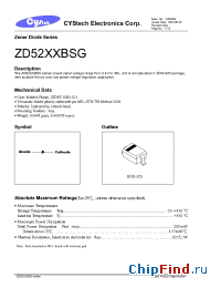 Datasheet ZD5253B производства Cystech